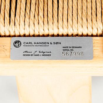 Hans J. Wegner, chairs, 10 pcs, "Y-chair", Carl Hansen & Son, Denmark, modern production.