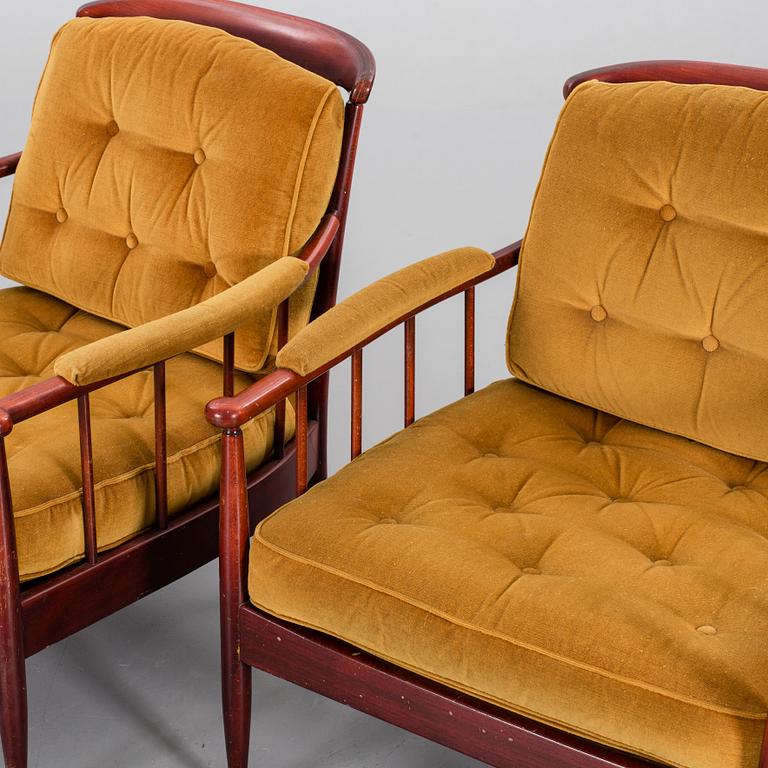 KERSTIN HÖRLIN-HOLMQUIST, a pair of Skrindan armchairs, later part of the 20th century.