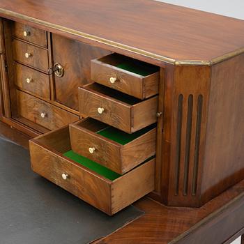 Desk with a superstructure, late Gustavian, circa 1800.