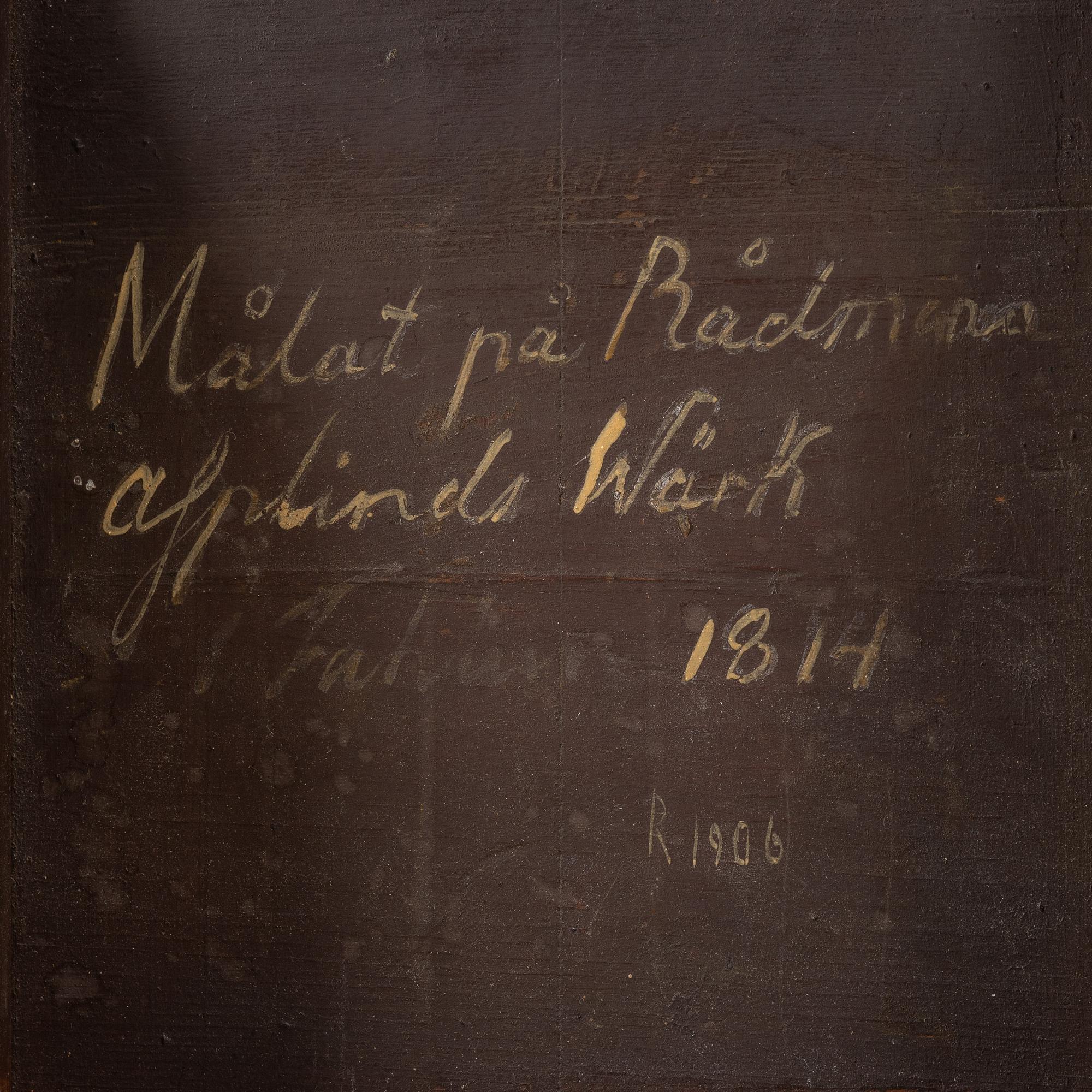 A late Gustavian tilt-top table from J. N. Asplinds workshop in Falun (1785-1820).