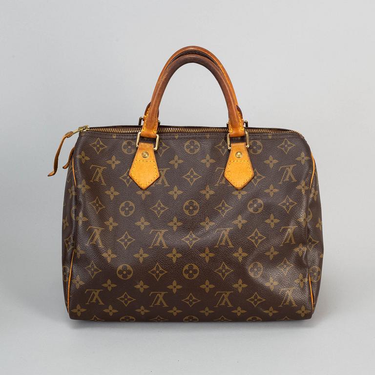 LOUIS VUITTON, väska, "Monogram Speedy 30".