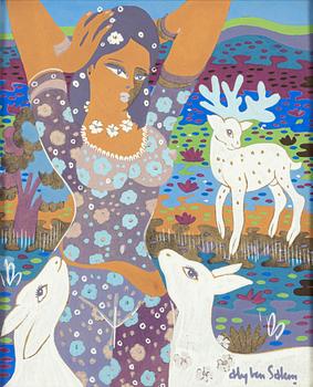 Aly Ben Salem, Woman with Goats.