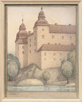 FERDINAND BOBERG, 4 st, teckningar, signerade och daterade 1915-41.