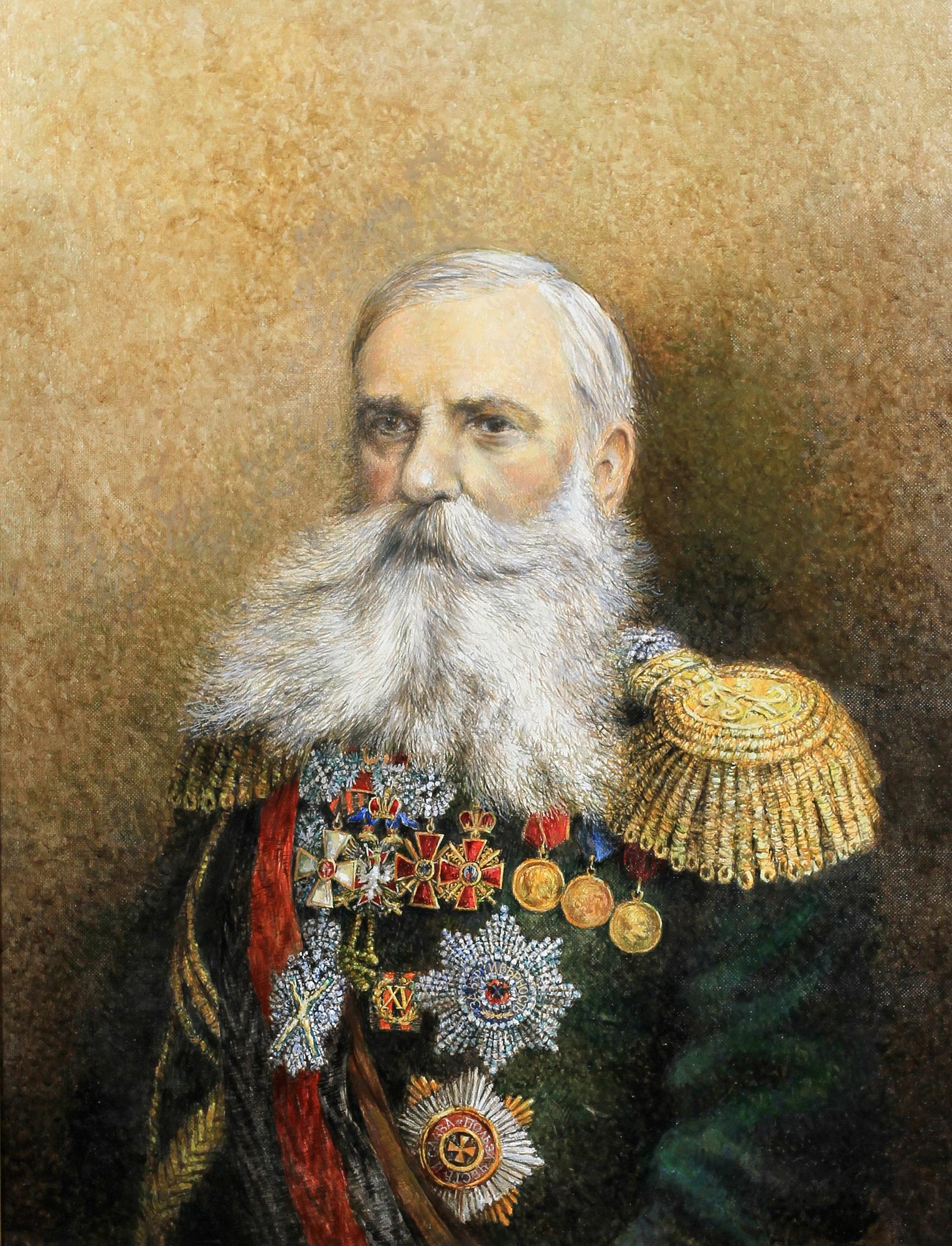 EVGENIJ UKHNALEV, olja på duk, sent 1900-tal.