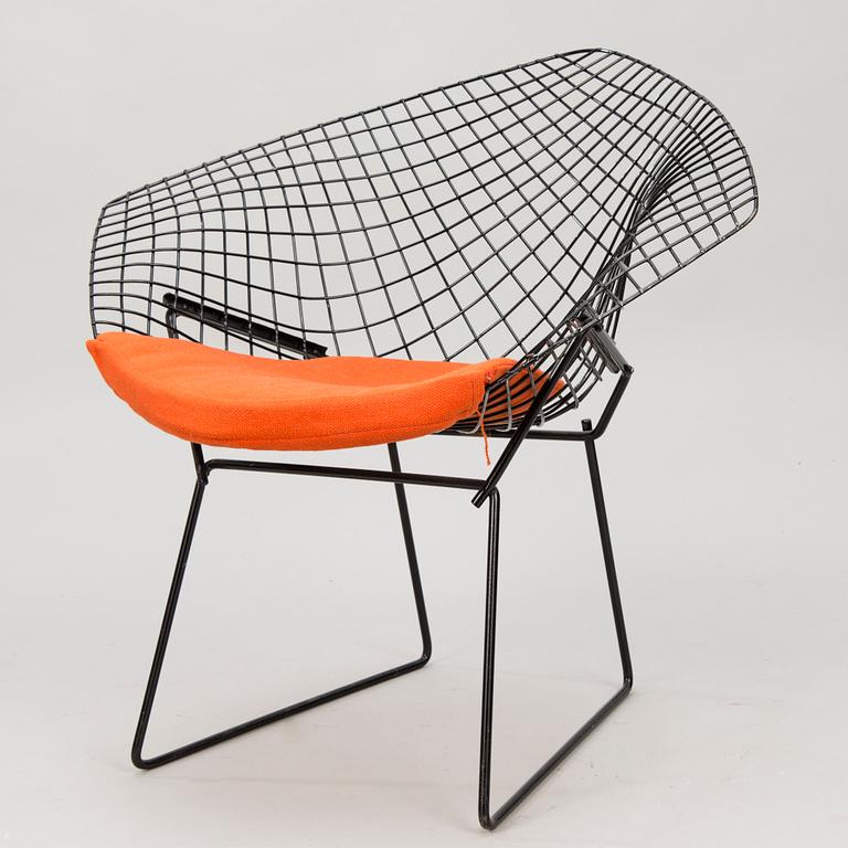 HARRY BERTOIA, Diamond Chair, manufactured in Finland under license to Fiskars, Billnäs, 1950s/1960s.