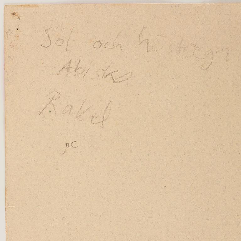 Isaac Grünewald, Sund and autumn rain - Abisko.