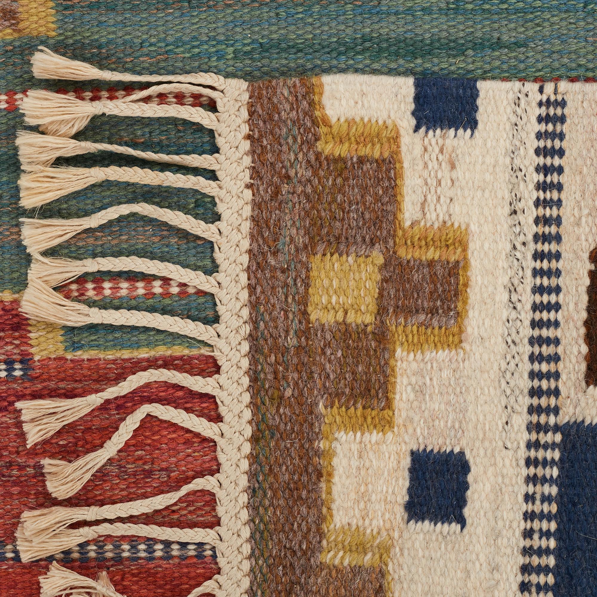 Märta Måås-Fjetterström, A CARPET, "Blå heden", flat weave, ca 273,5 x 181,5 cm, signed AB MMF.