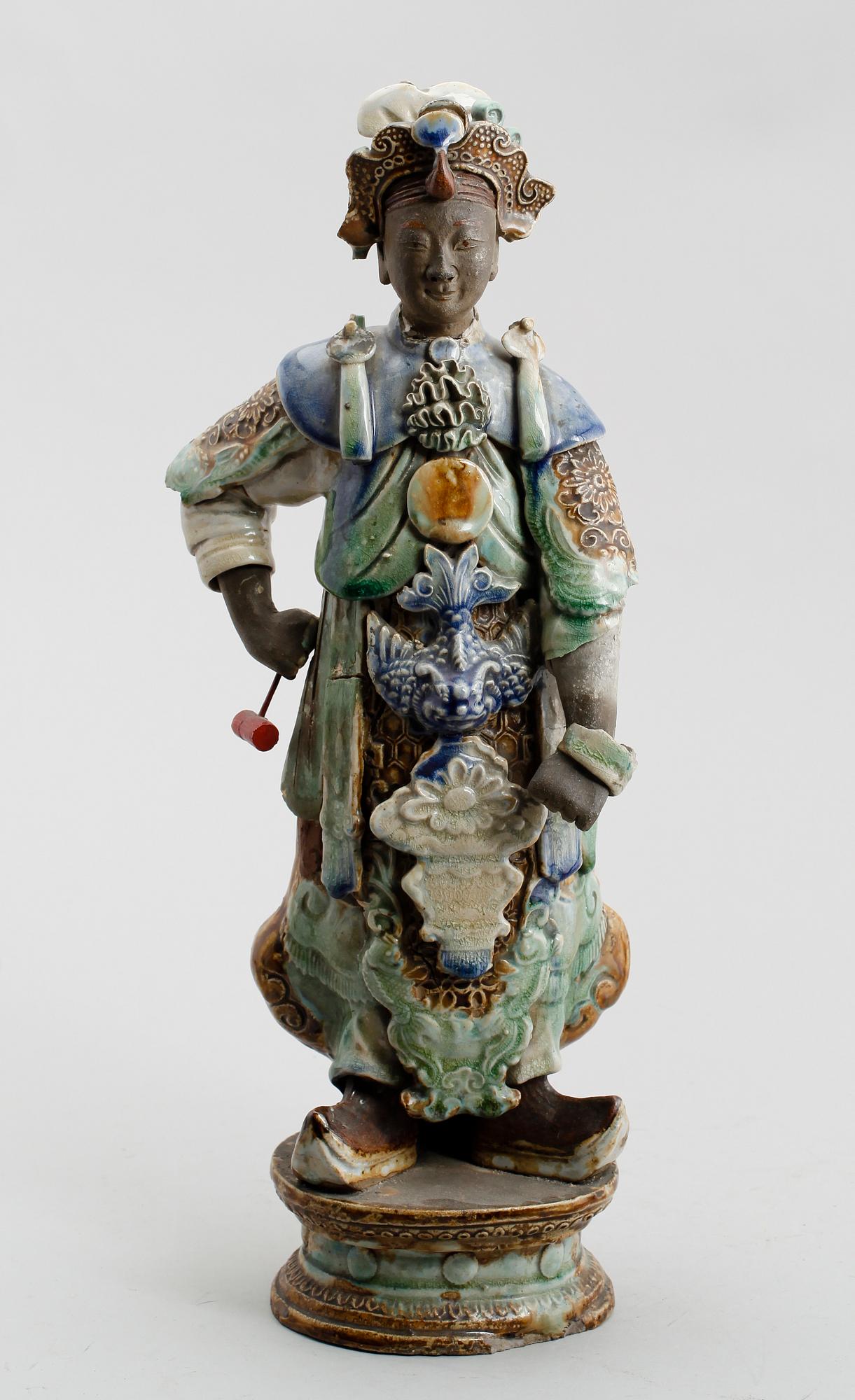 FIGUR, keramik, Kina, sannolikt 1900-tal.