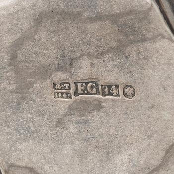 Jardinjär, silver, nyrokoko, St Petersburg 1845.