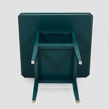 Eliel Saarinen, Fåtöljer, ett par och bord, "Blue suite" för Adelta, Finland 1980-tal.