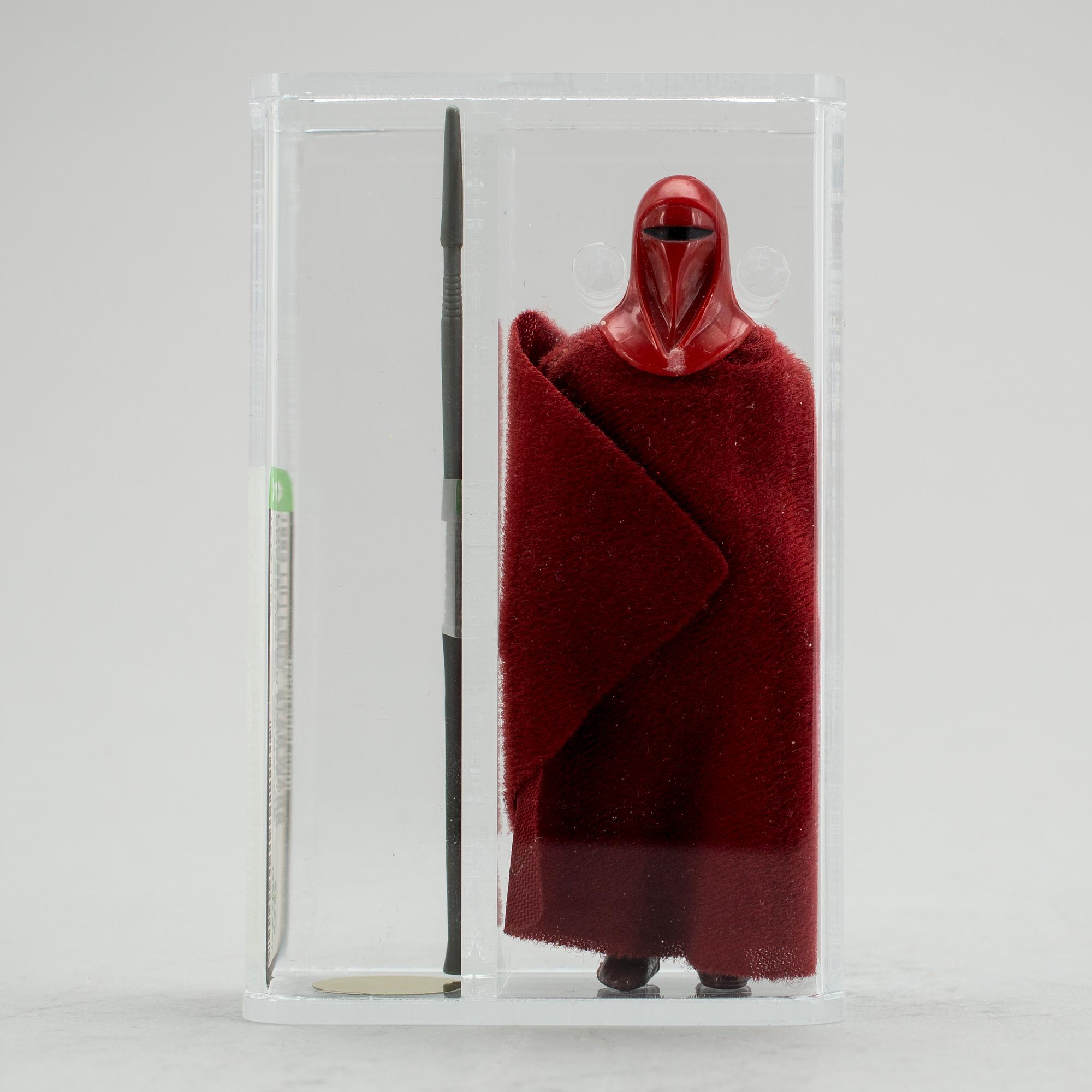 STAR WARS, 5 stycken actionfigurer, AFA-graderade, Kenner 1980-tal.