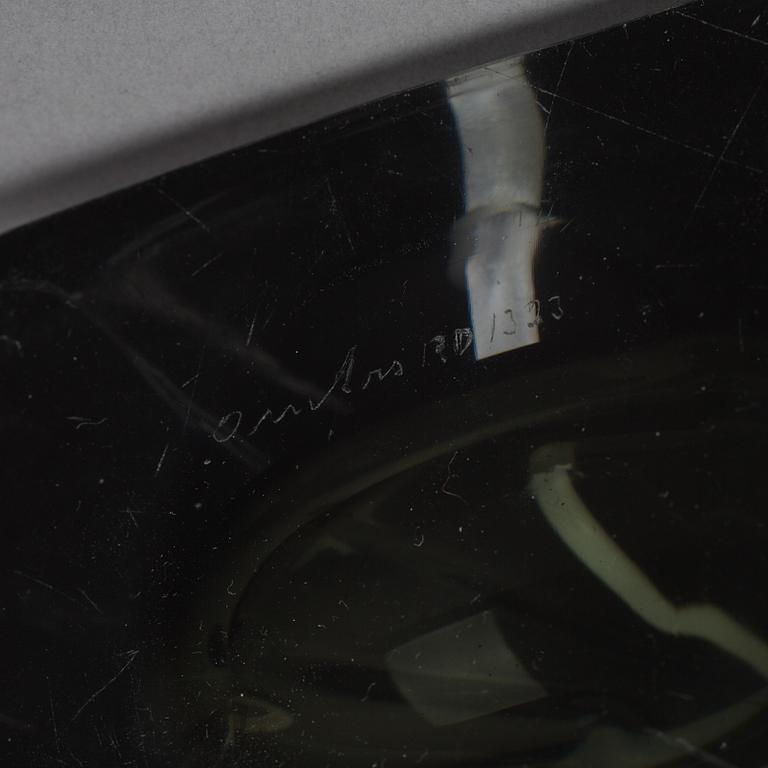 CARL FAGERLUND, a glass table lamp.