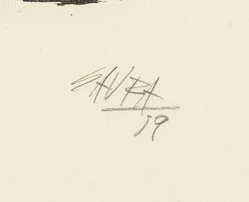 Antonio Saura, Utan titel.