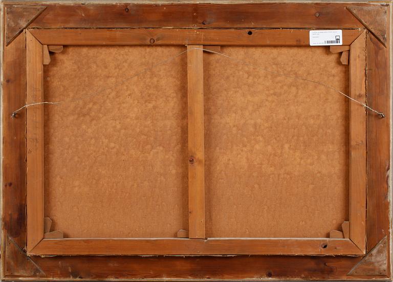 ADELSTEEN NORMANN, olja på pannå, sign.