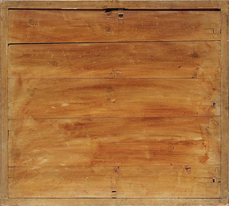 A pair of large reverse glass painting, Qing dynasty, circa 1800.