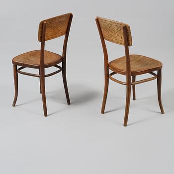 STOLAR, ett par, Thonet, omkring 1900-talets mitt.