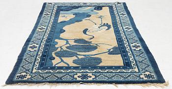 Carpet, China, Baotou, approx. 185 x 97 cm.