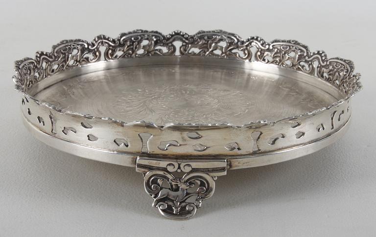 SKÅLFAT, silver och nysilver.