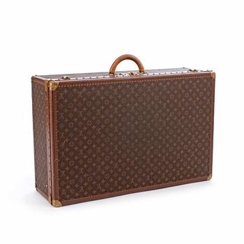 LOUIS VUITTON, a monogram canvas suitcase, "Alzer 80".