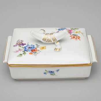 PARTI PORSLIN, 9 delar, Meissen, 1900-talets mitt / andra hälft.