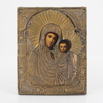 A Russian Icon, late 19th Century.