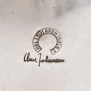 Owe Johansson, a silver necklace, Helsinki 1970.
