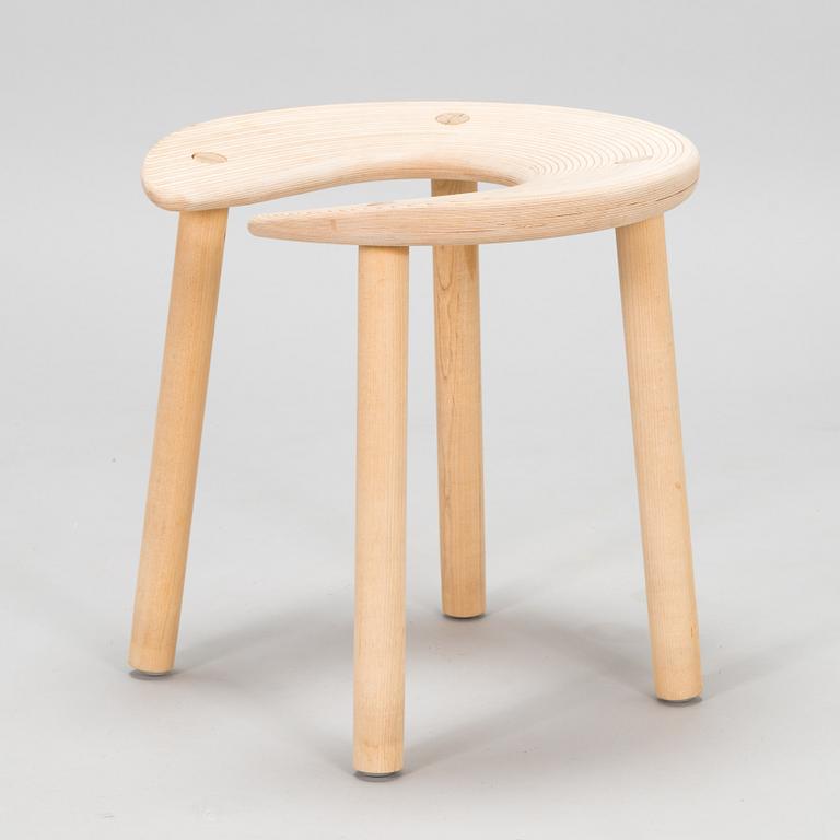 Antti Nurmesniemi, pall, "Sauna Stool", 1950-60-tal.