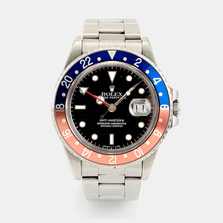 Rolex, GMT-Master II, "Fat Lady", "No Date Dial", ca 1984.