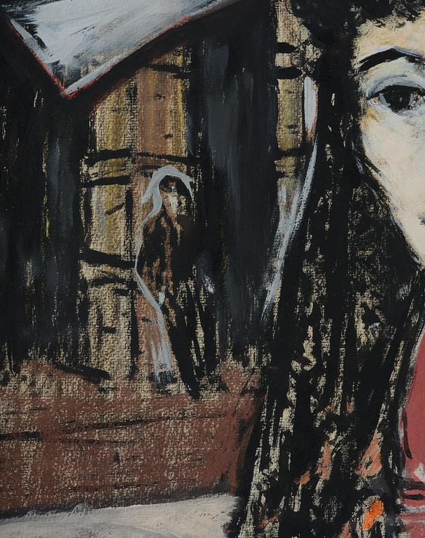 Endel Kõks, Lady with Birds.