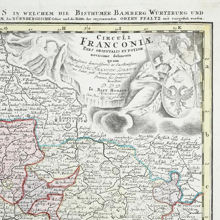 ATLAS, 30 kartor, Compendiarius qvinqvaginta Selectarvm tabularum geographicarum Homanni, Nürnberg 1748.