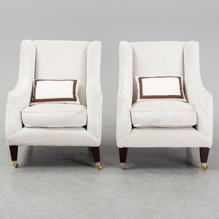LAURA ASHLEY, FÅTÖLJER, ett par, 2000-tal.