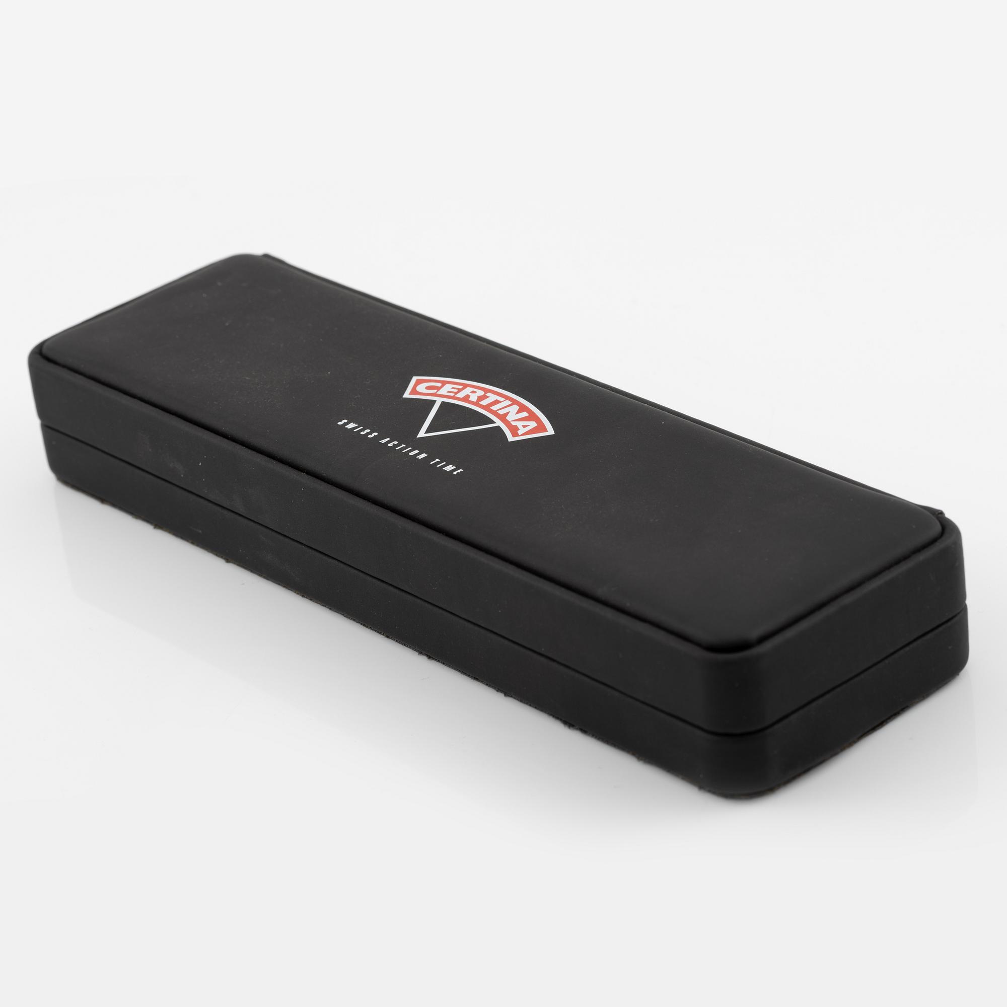 Certina, wristwatch, 18K gold, 19 mm.