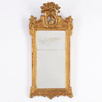 A late 18th century Gustavian mirror.