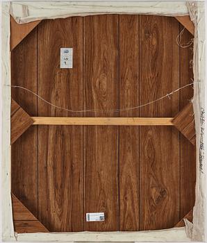 Christine Keefe, akryl på duk, signerad och daterad 1986 a tergo.