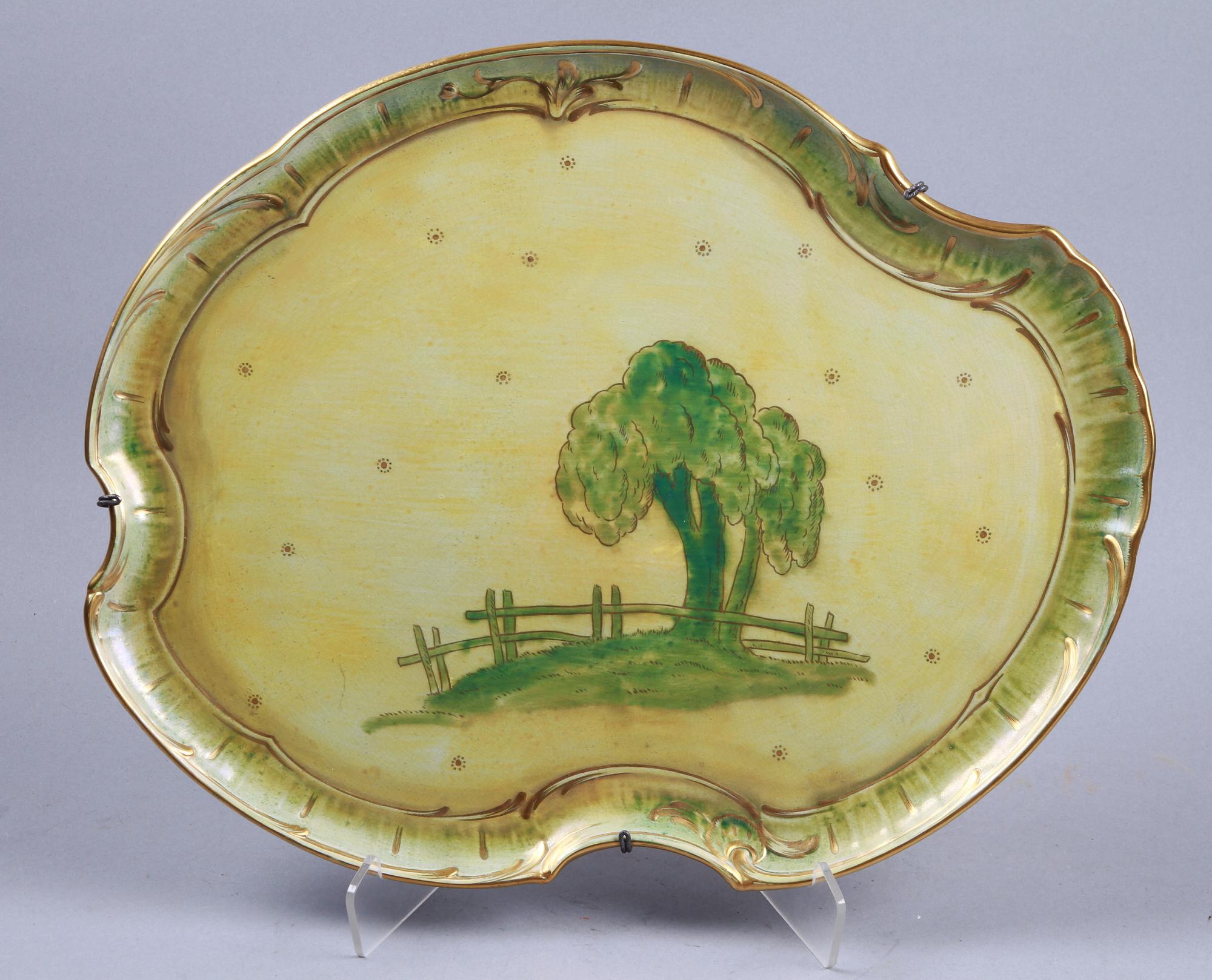 BRICKA, flintgods, Josef Ekberg Gustavsberg 1930.