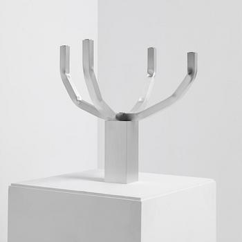 David Taylor, kandelaber, unik, "Aluminium Candelabra 4", Studio Mellösaverken, Sverige, 2025.