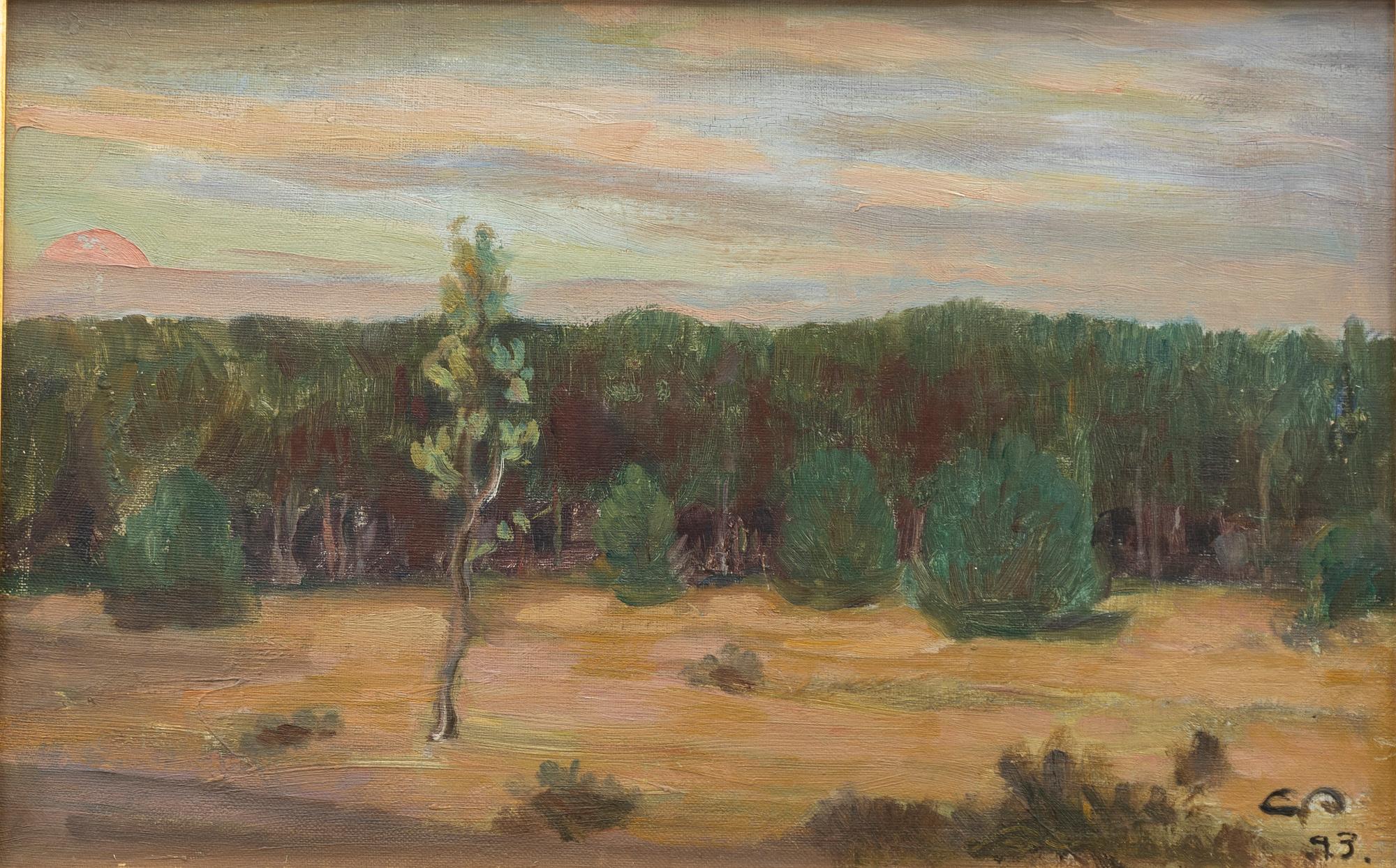 Georg Pauli, "Landskap i aftonstämning".