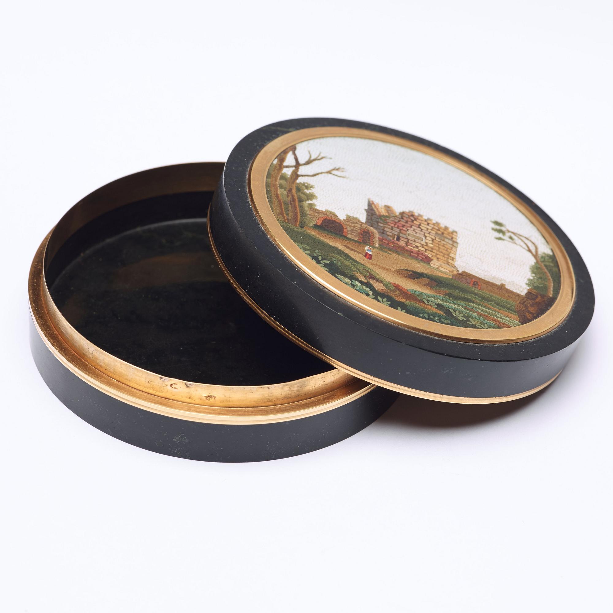 A casket and cover, Italy, 19th century.