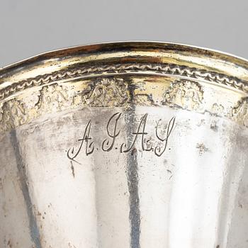 Petter Zettersteen, a silver beaker, Norrköping (1712-44).