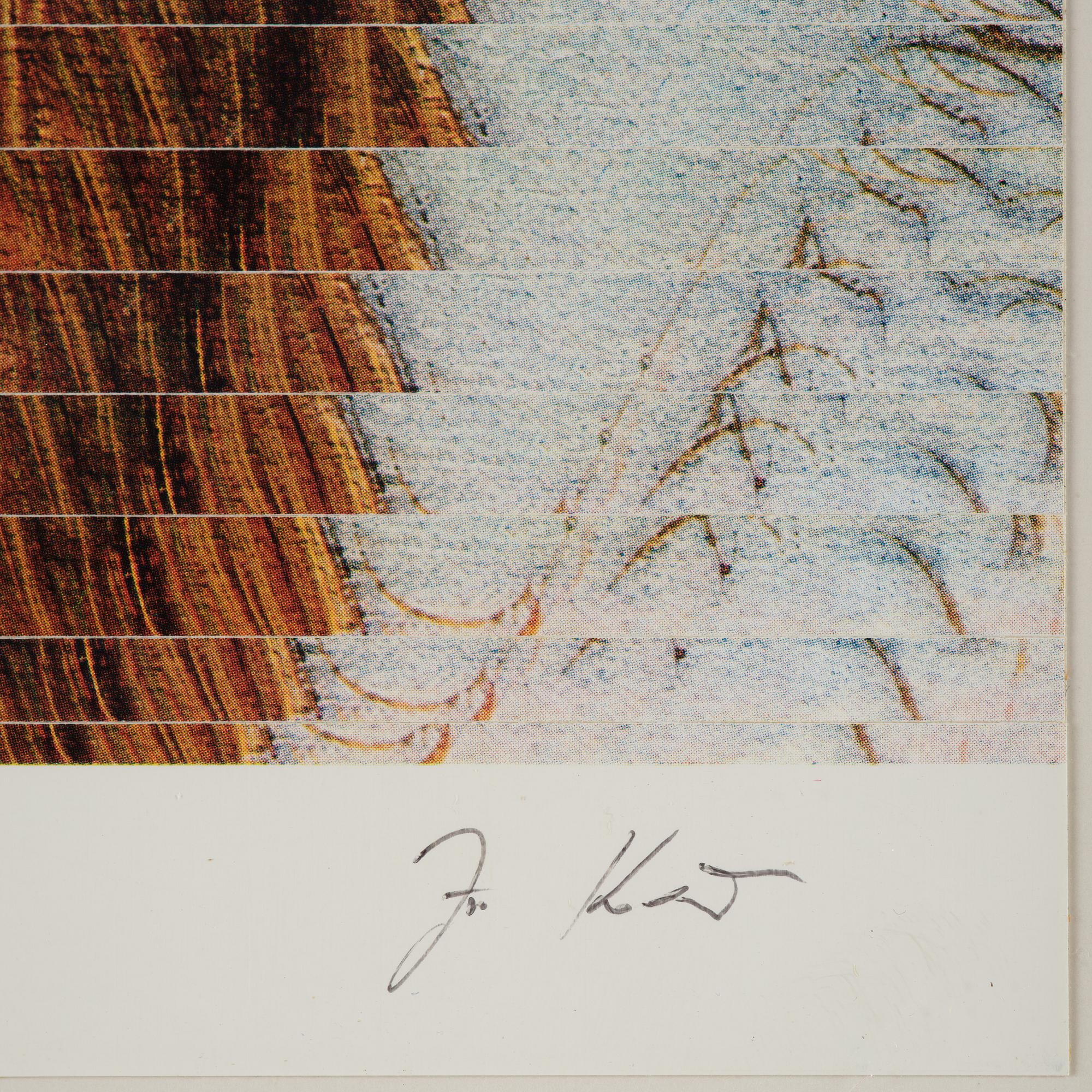 Jiri Kolár, Venus after Botticelli from: "Hommage aux Prix Nobel" (The Nobel Prize Portfolio).