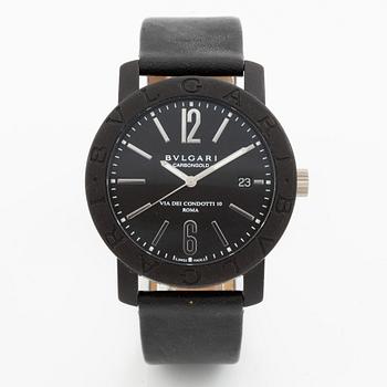 Bulgari, Bvlgari, Carbongold, "Via Dei Condotti 10, Roma", wristwatch, 40 mm.