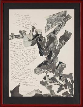 Bror Marklund · BROR MARKLUND, collage. Sign Bror Marklund och dat -63.