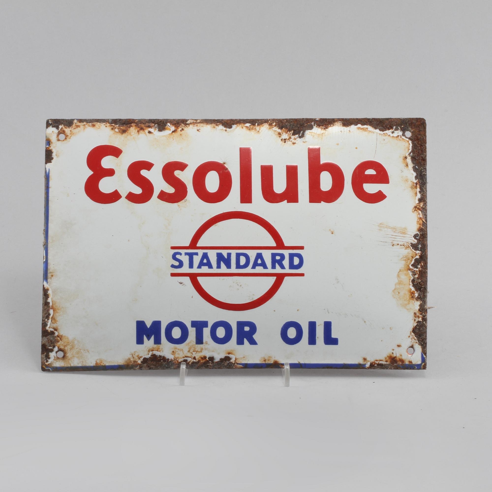 REKLAMSKYLT, emalj, 1900-talets andra hälft.