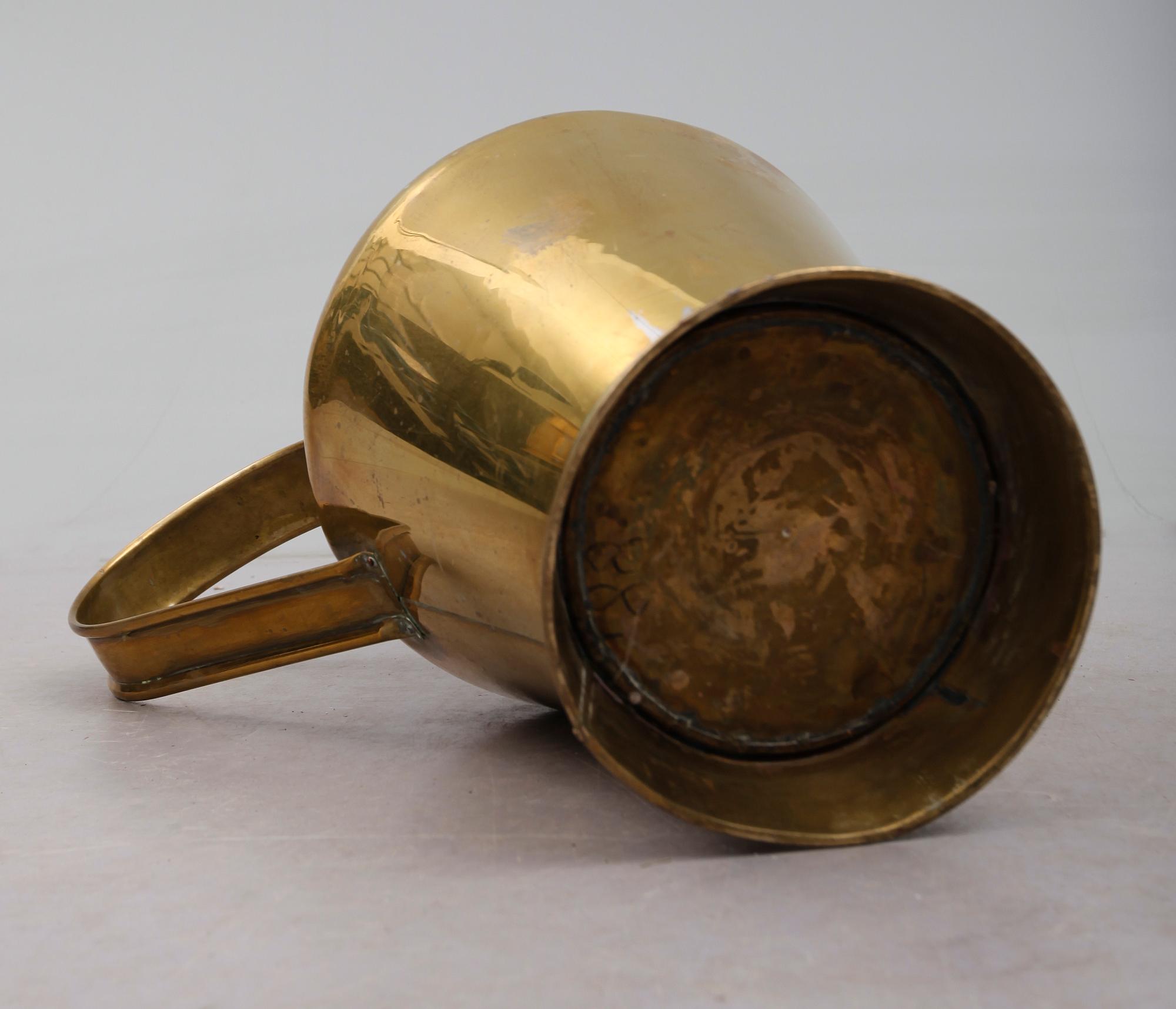 PARAPLYSTÄLL, mässing, 1900-tal.