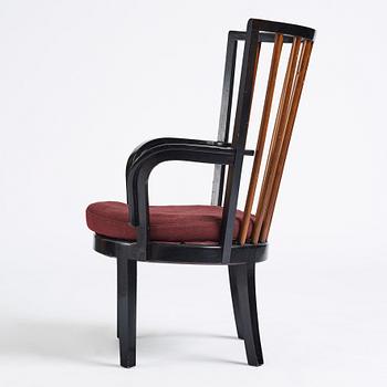 Axel Einar Hjorth, a "Bridge", easy chair, Nordiska Kompaniet, Sweden 1930s.