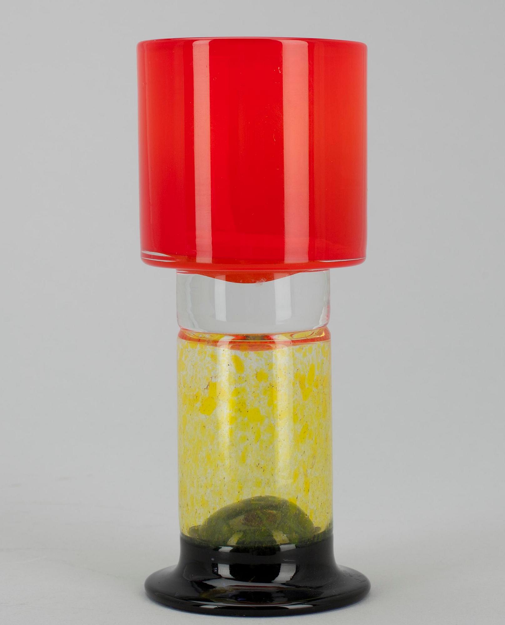 POKAL, glas, sign. Kaj Franck, Notsjö.