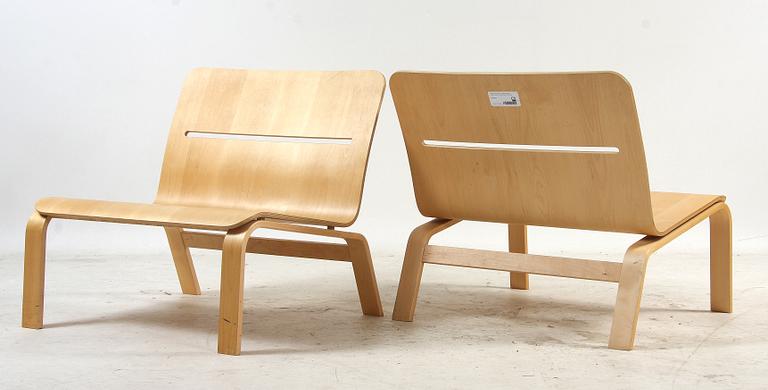 FÅTÖLJER, 2 st, "Bowie", design Claesson, Koivisto o Rune för David Design.