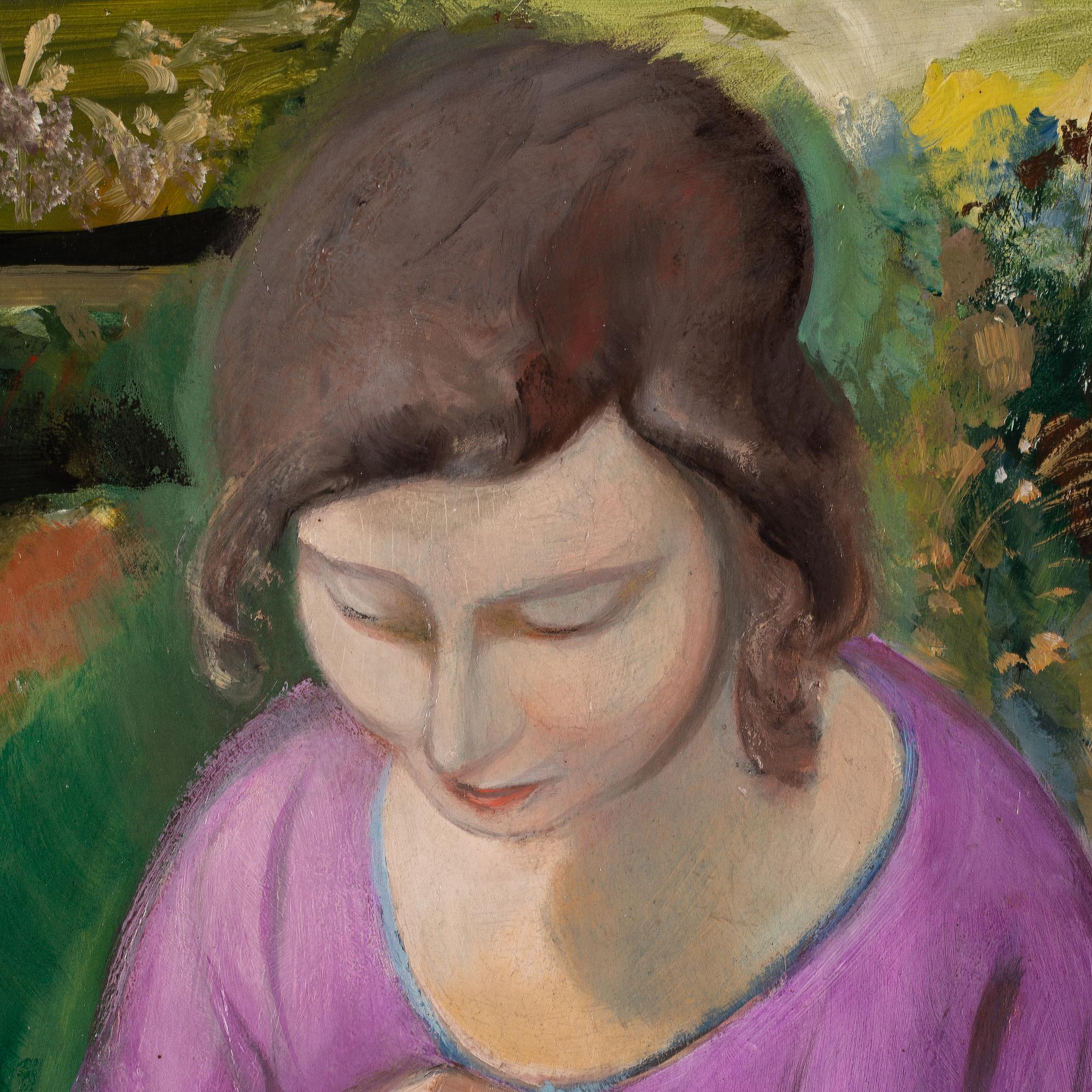 Carl Ryd, oil on panel, signed and dated 1922.