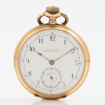Waltham, pocket watch, 46 mm.