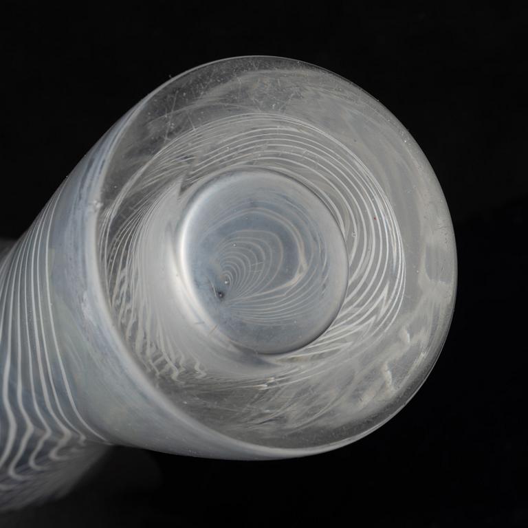 Vicke Lindstrand, a glass vase, Kosta, 1950's.